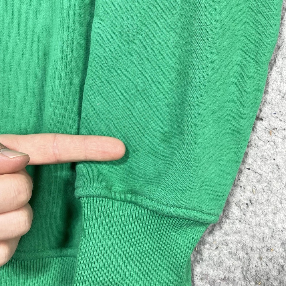White Fox Hoodie Womens XS/S Green Vol 3 Graphic Pullover Fleece Sweatshirt - Picture 6 of 12